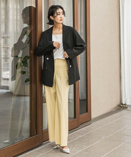 la.f... / ラ・エフ その他パンツ | バックラッシュリネン混パンツ≪洗濯機で洗える≫ | 詳細17