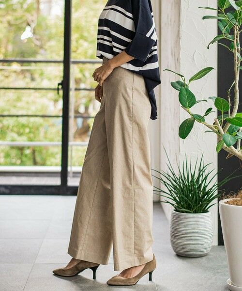 la.f... / ラ・エフ その他パンツ | バックラッシュリネン混パンツ≪洗濯機で洗える≫ | 詳細21