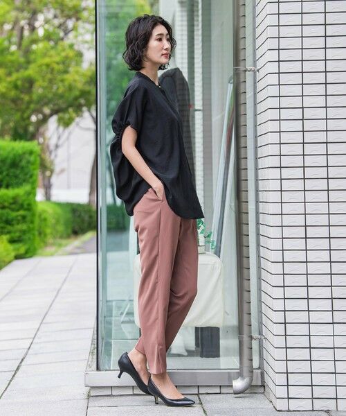 la.f... / ラ・エフ その他パンツ | 【biyori】テーパードイージーパンツ≪洗濯機で洗える≫ | 詳細14