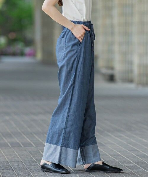 la.f... / ラ・エフ その他パンツ | 【biyori】ダンガリーワイドパンツ≪手洗い可能≫ | 詳細13