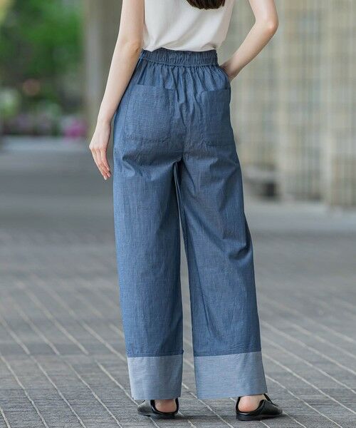 la.f... / ラ・エフ その他パンツ | 【biyori】ダンガリーワイドパンツ≪手洗い可能≫ | 詳細14