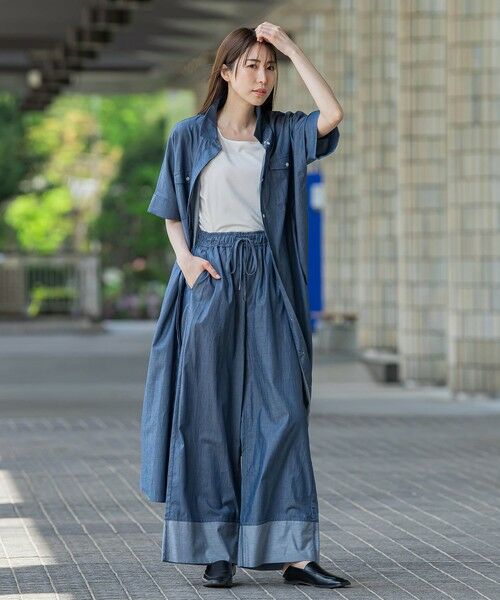 la.f... / ラ・エフ その他パンツ | 【biyori】ダンガリーワイドパンツ≪手洗い可能≫ | 詳細15