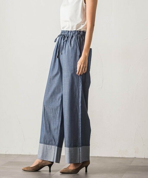 la.f... / ラ・エフ その他パンツ | 【biyori】ダンガリーワイドパンツ≪手洗い可能≫ | 詳細2