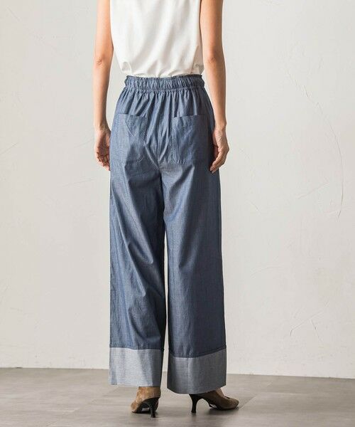 la.f... / ラ・エフ その他パンツ | 【biyori】ダンガリーワイドパンツ≪手洗い可能≫ | 詳細3