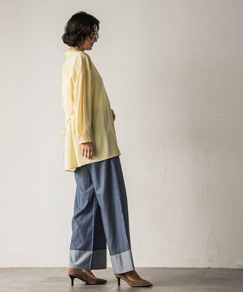 la.f... / ラ・エフ その他パンツ | 【biyori】ダンガリーワイドパンツ≪手洗い可能≫ | 詳細6