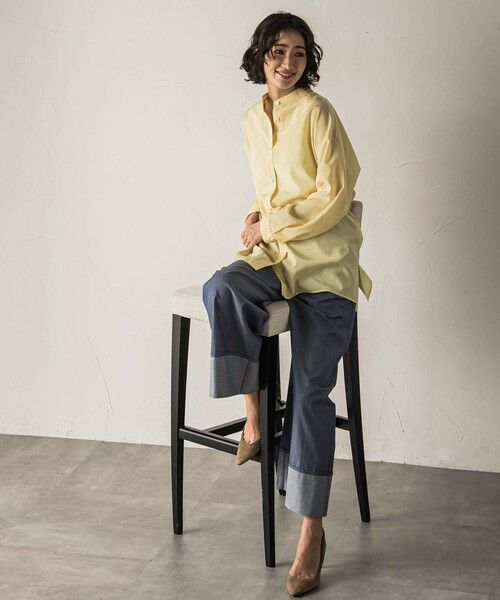 la.f... / ラ・エフ その他パンツ | 【biyori】ダンガリーワイドパンツ≪手洗い可能≫ | 詳細8