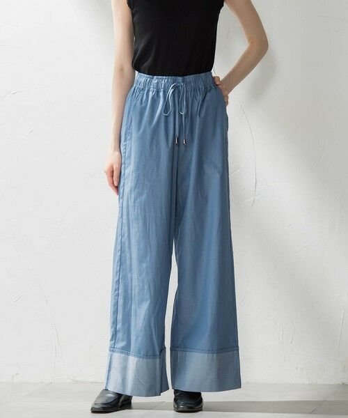 la.f... / ラ・エフ その他パンツ | 【biyori】ダンガリーワイドパンツ≪手洗い可能≫ | 詳細26