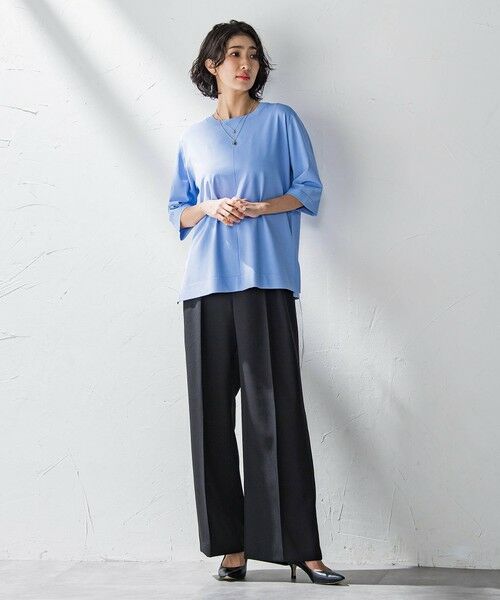 la.f... / ラ・エフ その他パンツ | 【WEB限定】タックワイドパンツ≪洗濯機で洗える≫ | 詳細13