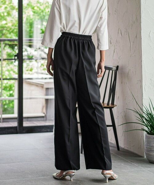 la.f... / ラ・エフ その他パンツ | 【WEB限定】タックワイドパンツ≪洗濯機で洗える≫ | 詳細3