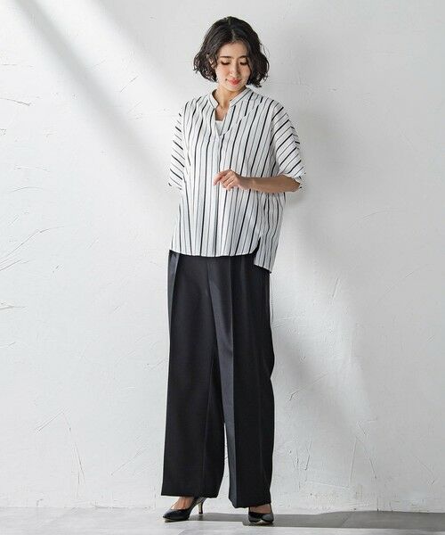 la.f... / ラ・エフ その他パンツ | 【WEB限定】タックワイドパンツ≪洗濯機で洗える≫ | 詳細4