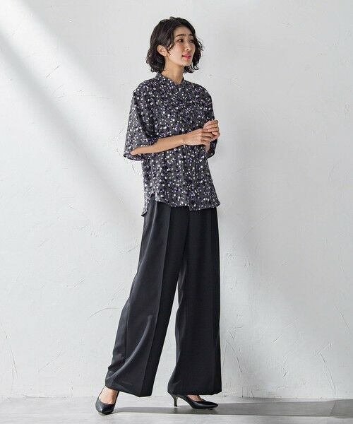 la.f... / ラ・エフ その他パンツ | 【WEB限定】タックワイドパンツ≪洗濯機で洗える≫ | 詳細7