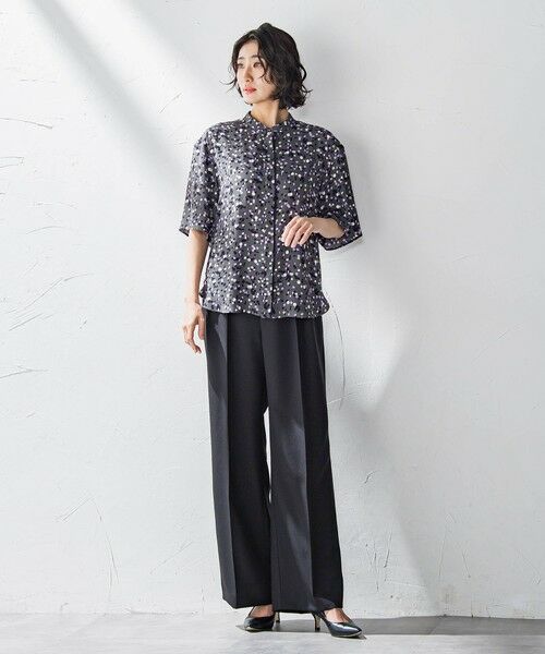 la.f... / ラ・エフ その他パンツ | 【WEB限定】タックワイドパンツ≪洗濯機で洗える≫ | 詳細9