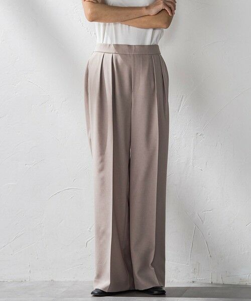 la.f... / ラ・エフ その他パンツ | 【WEB限定】タックワイドパンツ≪洗濯機で洗える≫ | 詳細23