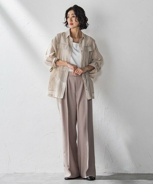 la.f... / ラ・エフ その他パンツ | 【WEB限定】タックワイドパンツ≪洗濯機で洗える≫ | 詳細26