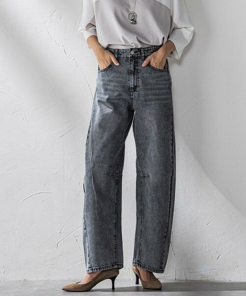 la.f... / ラ・エフ デニムパンツ | 【WEB限定】デニムカーブパンツ≪洗濯機で洗える≫ | 詳細9