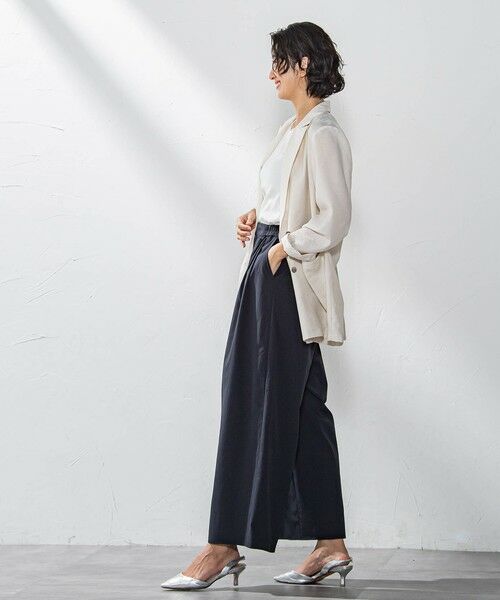 la.f... / ラ・エフ その他パンツ | タックボリュームワイドパンツ≪洗濯機で洗える≫ | 詳細8