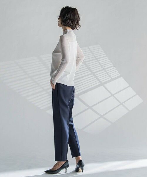 la.f... / ラ・エフ ニット・セーター | シアーモックネックニット≪手洗い可能≫ | 詳細7