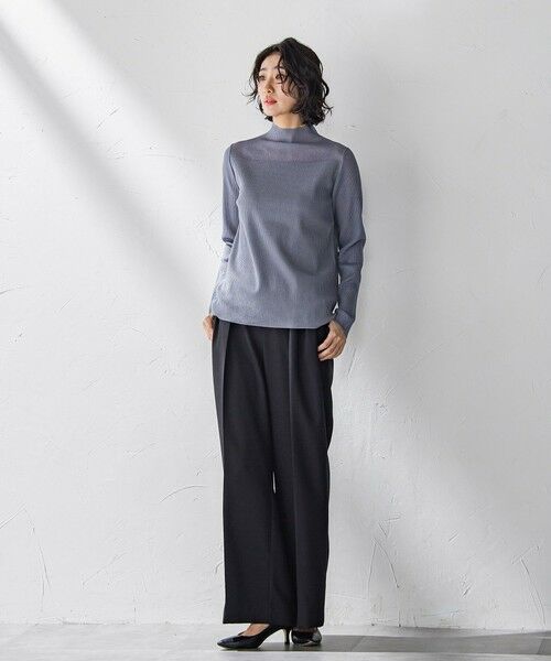 la.f... / ラ・エフ ニット・セーター | シアーモックネックニット≪手洗い可能≫ | 詳細18