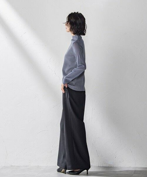 la.f... / ラ・エフ ニット・セーター | シアーモックネックニット≪手洗い可能≫ | 詳細19