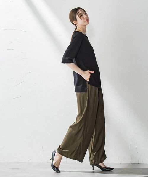 la.f... / ラ・エフ ニット・セーター | Tシャツ風ニットプルオーバー≪手洗い可能≫ | 詳細14