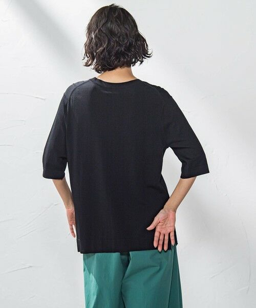 la.f... / ラ・エフ ニット・セーター | Tシャツ風ニットプルオーバー≪手洗い可能≫ | 詳細17