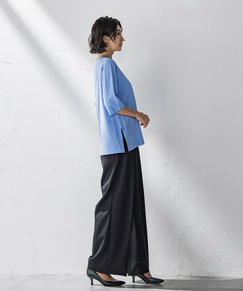 la.f... / ラ・エフ ニット・セーター | Tシャツ風ニットプルオーバー≪手洗い可能≫ | 詳細26