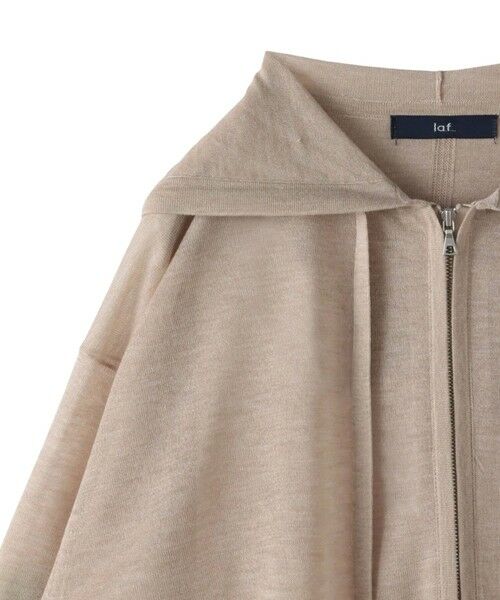 la.f... / ラ・エフ ニット・セーター | シアーラメニットパーカー≪手洗い可能≫ | 詳細16
