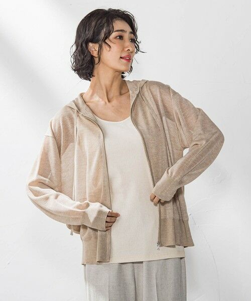 la.f... / ラ・エフ ニット・セーター | シアーラメニットパーカー≪手洗い可能≫ | 詳細7