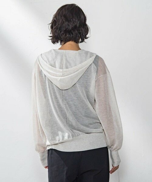 la.f... / ラ・エフ ニット・セーター | シアーラメニットパーカー≪手洗い可能≫ | 詳細24