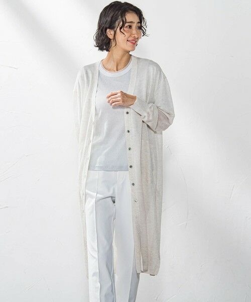 la.f... / ラ・エフ カーディガン・ボレロ | シアーラメニット≪手洗い可能≫ | 詳細16