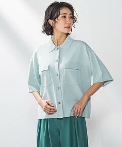 la.f... / ラ・エフ ニット・セーター | ポケット付き襟ニット≪手洗い可能≫