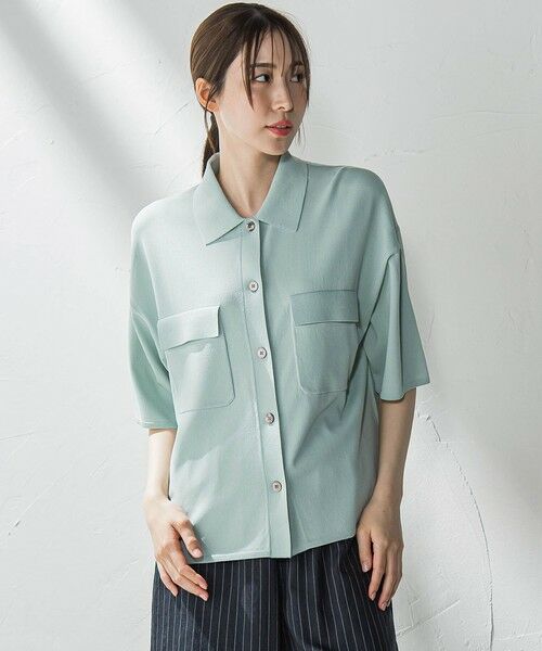 la.f... / ラ・エフ ニット・セーター | ポケット付き襟ニット≪手洗い可能≫ | 詳細3