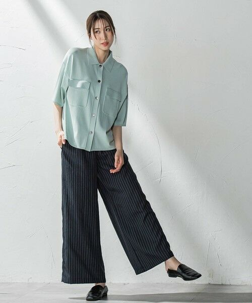 la.f... / ラ・エフ ニット・セーター | ポケット付き襟ニット≪手洗い可能≫ | 詳細6