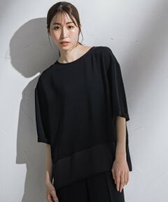 【旅楽シリーズ】”シワレス”Tブラウス≪洗濯機で洗える≫