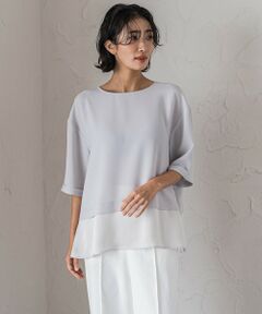 【旅楽シリーズ】”シワレス”Tブラウス≪洗濯機で洗える≫