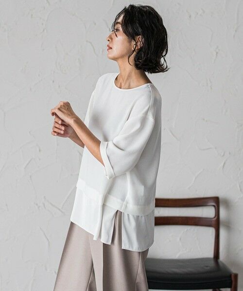 la.f... / ラ・エフ シャツ・ブラウス | 【旅楽シリーズ】”シワレス”Tブラウス≪洗濯機で洗える≫ | 詳細1