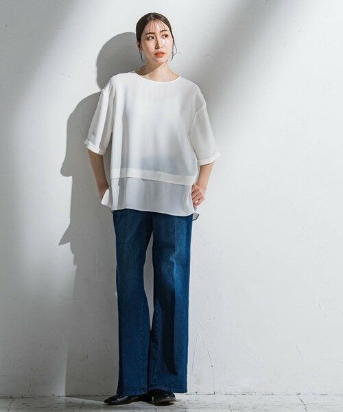 la.f... / ラ・エフ シャツ・ブラウス | 【旅楽シリーズ】”シワレス”Tブラウス≪洗濯機で洗える≫ | 詳細10