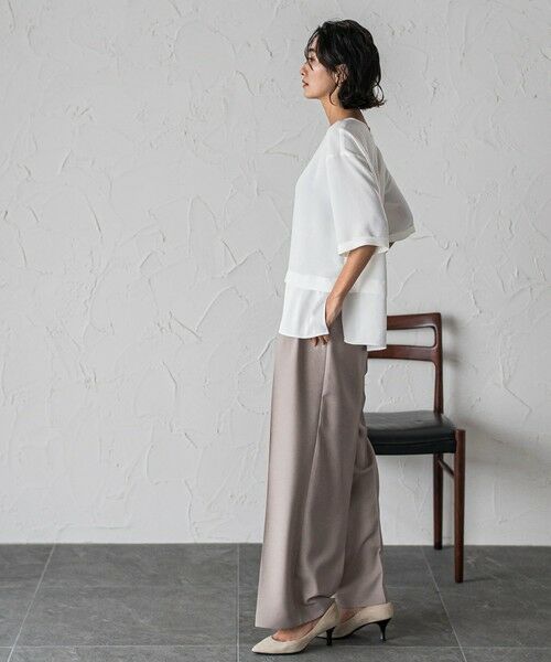 la.f... / ラ・エフ シャツ・ブラウス | 【旅楽シリーズ】”シワレス”Tブラウス≪洗濯機で洗える≫ | 詳細4