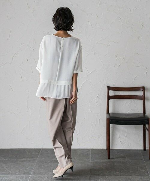 la.f... / ラ・エフ シャツ・ブラウス | 【旅楽シリーズ】”シワレス”Tブラウス≪洗濯機で洗える≫ | 詳細5