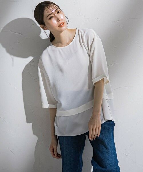 la.f... / ラ・エフ シャツ・ブラウス | 【旅楽シリーズ】”シワレス”Tブラウス≪洗濯機で洗える≫ | 詳細8