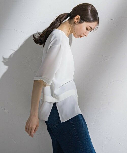 la.f... / ラ・エフ シャツ・ブラウス | 【旅楽シリーズ】”シワレス”Tブラウス≪洗濯機で洗える≫ | 詳細9