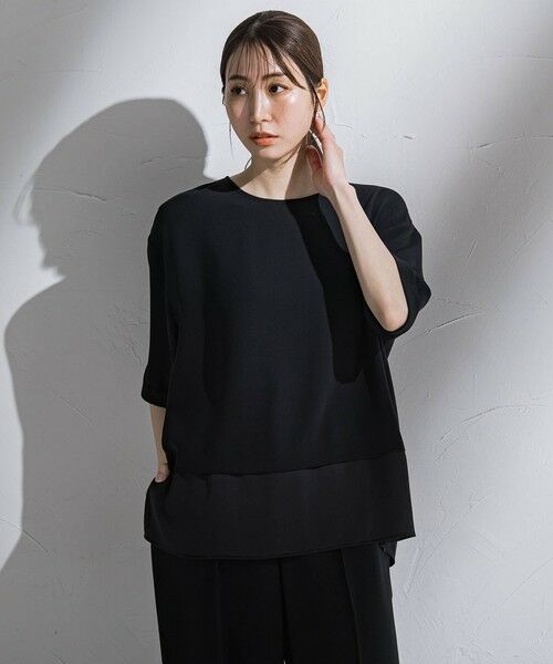 la.f... / ラ・エフ シャツ・ブラウス | 【旅楽シリーズ】”シワレス”Tブラウス≪洗濯機で洗える≫ | 詳細12