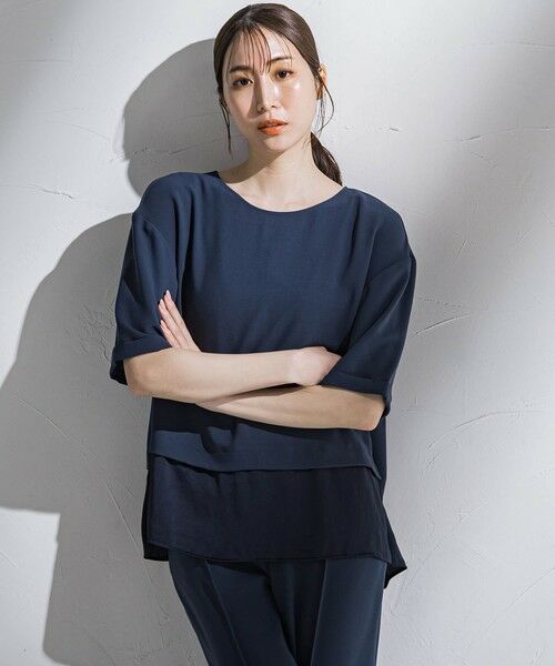 la.f... / ラ・エフ シャツ・ブラウス | 【旅楽シリーズ】”シワレス”Tブラウス≪洗濯機で洗える≫ | 詳細25