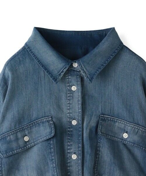 la.f... / ラ・エフ シャツ・ブラウス | 【biyori】ショート丈デニムシャツ≪手洗い可能≫ | 詳細8