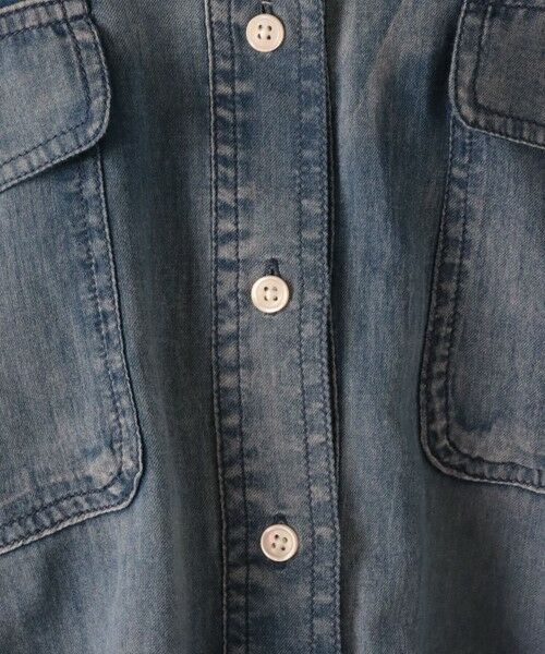 la.f... / ラ・エフ シャツ・ブラウス | 【biyori】ショート丈デニムシャツ≪手洗い可能≫ | 詳細11