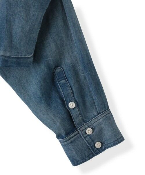 la.f... / ラ・エフ シャツ・ブラウス | 【biyori】ショート丈デニムシャツ≪手洗い可能≫ | 詳細13