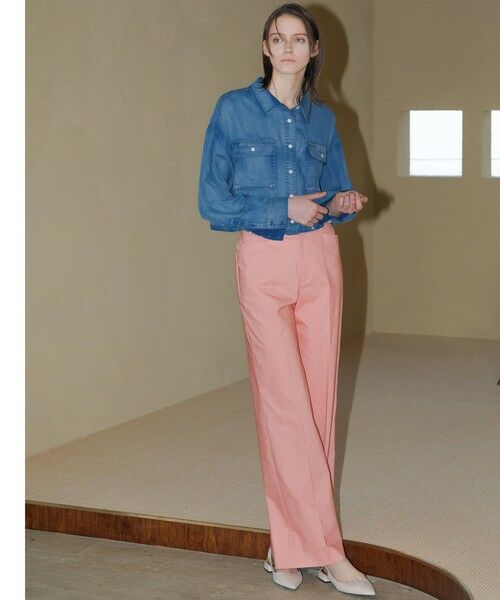 la.f... / ラ・エフ シャツ・ブラウス | 【biyori】ショート丈デニムシャツ≪手洗い可能≫ | 詳細15