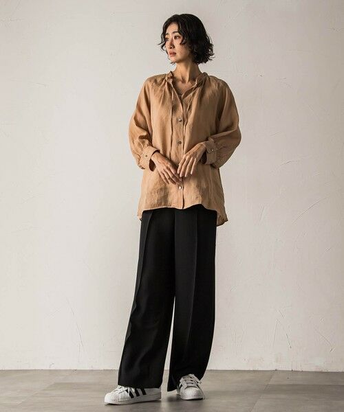 la.f... / ラ・エフ シャツ・ブラウス | 【biyori】ラミーブラウス≪洗濯機で洗える≫ | 詳細11