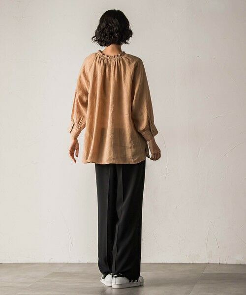 la.f... / ラ・エフ シャツ・ブラウス | 【biyori】ラミーブラウス≪洗濯機で洗える≫ | 詳細13