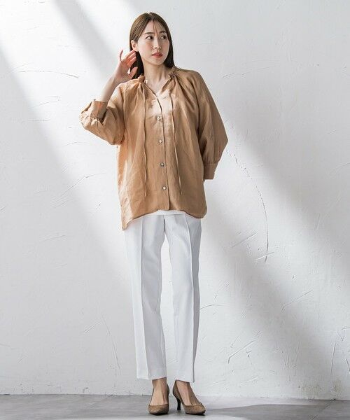 la.f... / ラ・エフ シャツ・ブラウス | 【biyori】ラミーブラウス≪洗濯機で洗える≫ | 詳細16